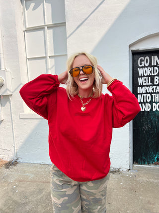 go chiefs mono moment red sweatshirt