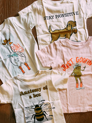 silly goose kiddo tee