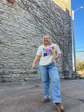 love your now graphic tee