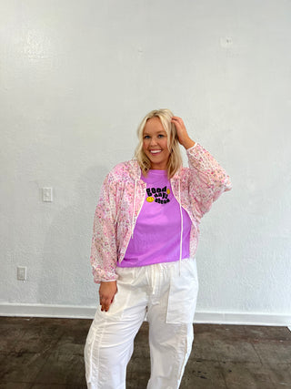 see me go floral jacket