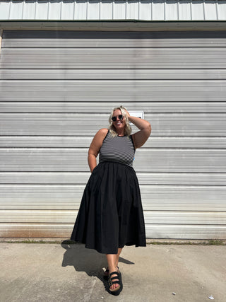 back talk see it black dress