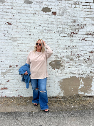 another staple simple taupe top