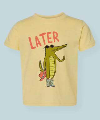later gater kiddo tee