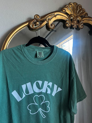 happy go lucky graphic tee
