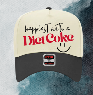 happiest with Diet Coke trucker hat (pre order)