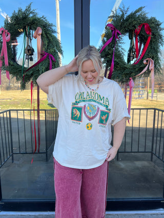 Oklahoma state vintage graphic tee