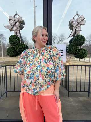 bloom through the season top