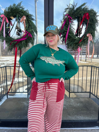 fish away the feels sweater