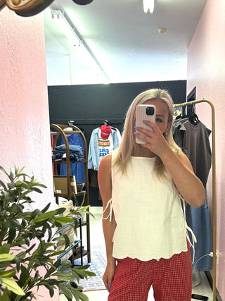 seeing myself clearly white tank