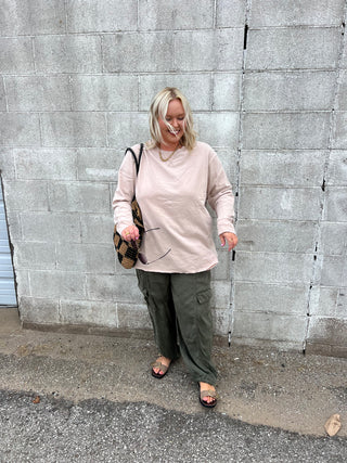another staple simple taupe top