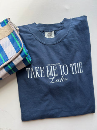 take me the lake graphic tee