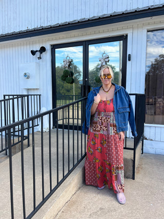 my way is best floral maxi