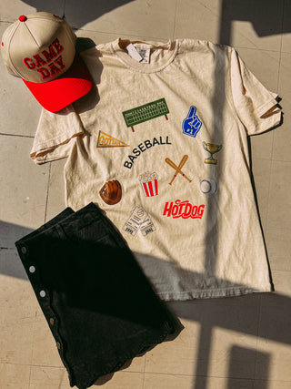 all things baseball graphic tee