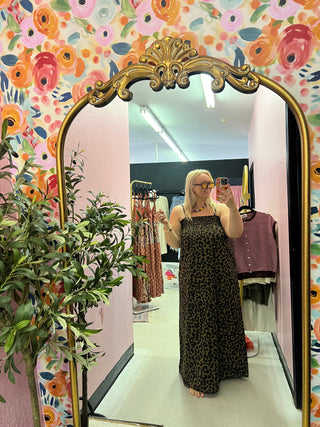 oh my goodness leopard maxi dress