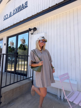 so so thankful gingham dress