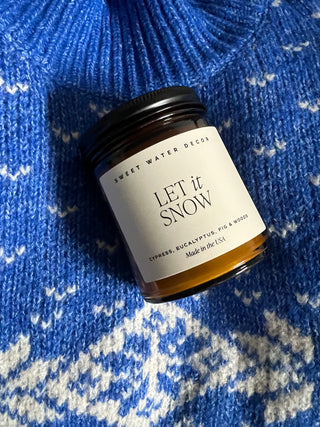 let it snow soy candle 9 oz.