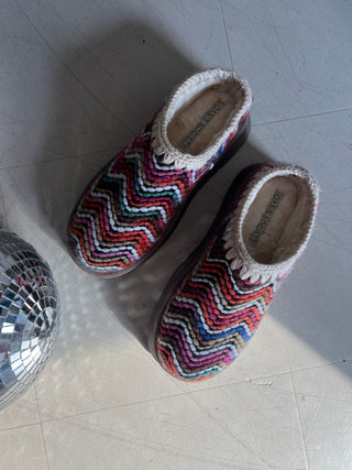brandi | platform colorful slipper mule
