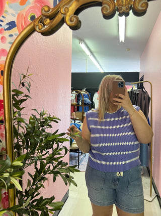spring has sprung lilac top