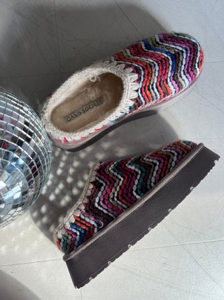 brandi | platform colorful slipper mule