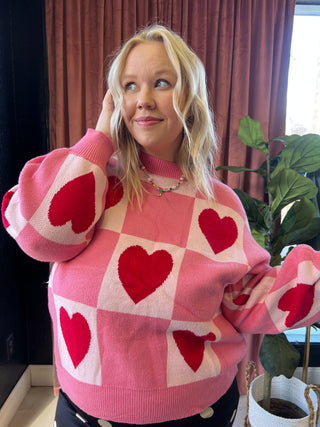 heart eyes on you sweater
