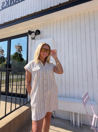 I am so with it striped dress