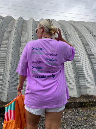 locals only fishie graphic tee