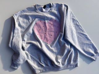 big heart girlie sweatshirt