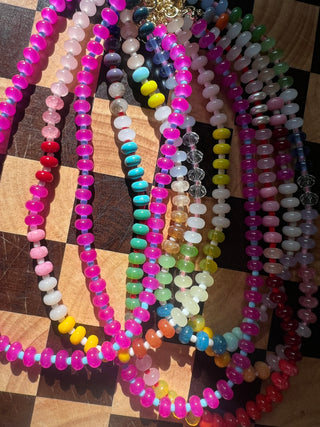 pop of pink necklace