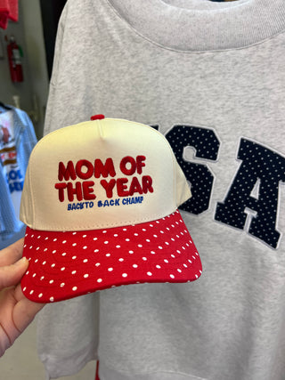 mom of the year champ trucker hat