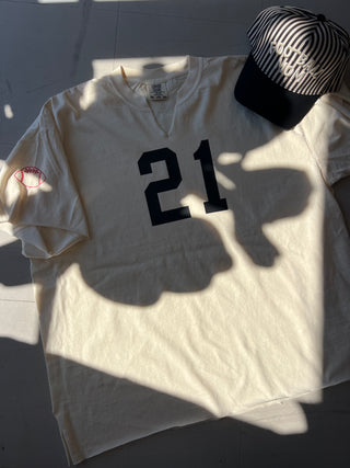 biggest fan - custom # graphic tee