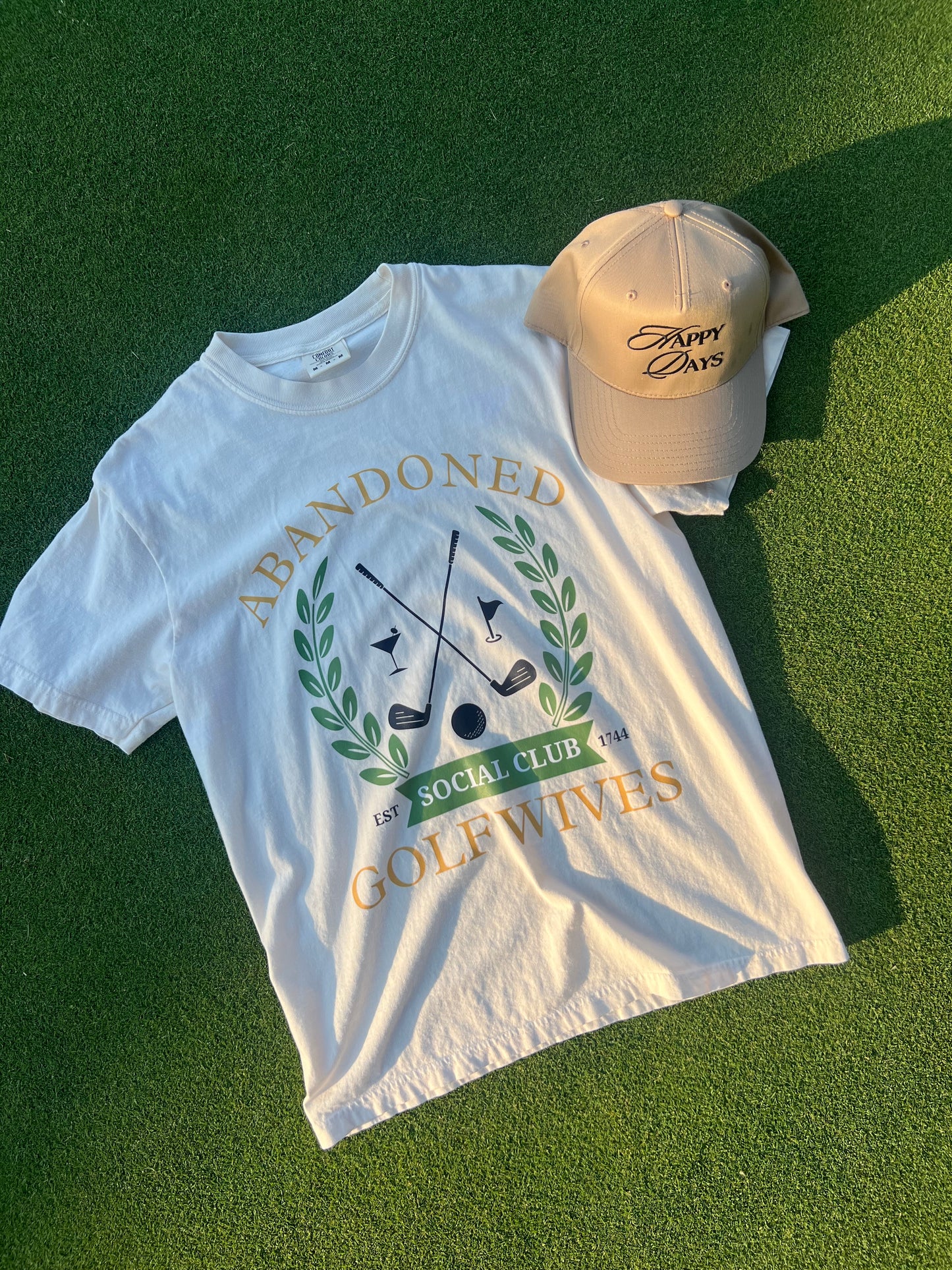 abandoned wives golf graphic tee