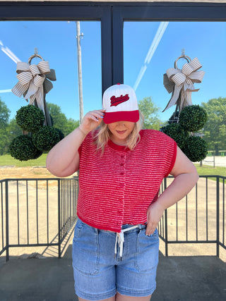 baseball vintage trucker hat