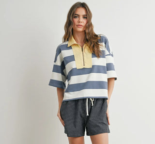 off we go striped top