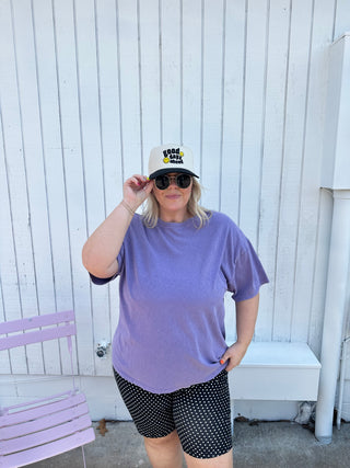 because I said lilac oversized tee