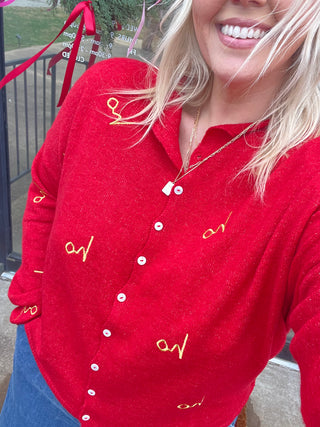 ho ho ho cardigan top