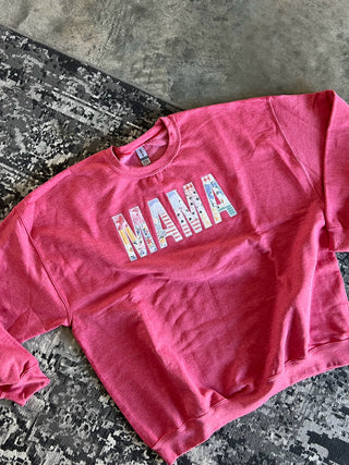 custom quilt patch sweatshirt