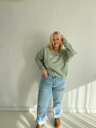 motherhood club sweatshirt