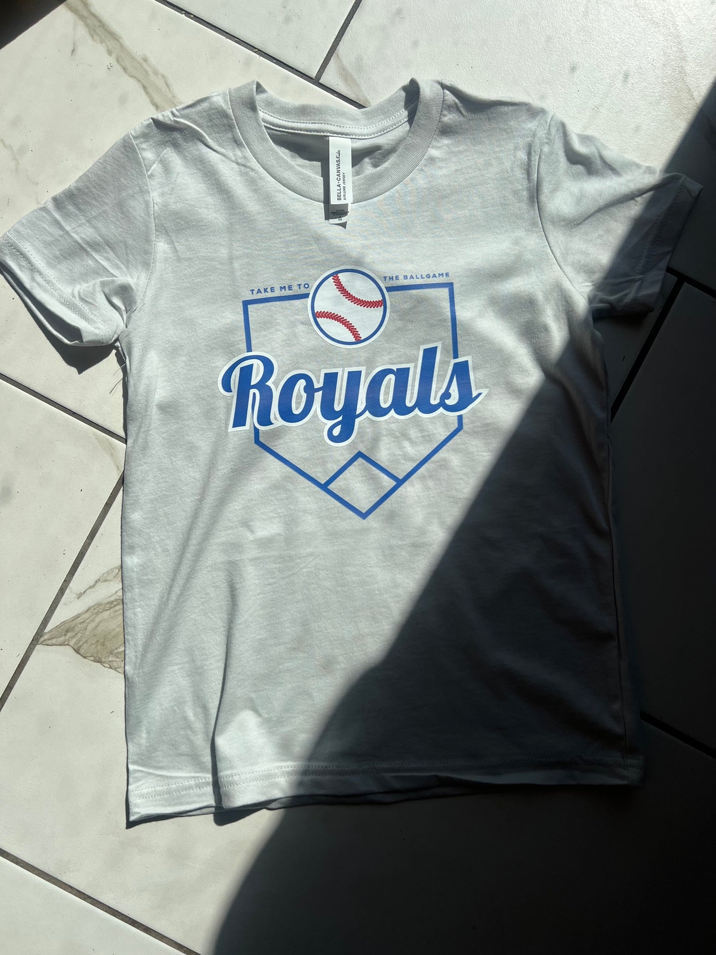 go royals baseball tee