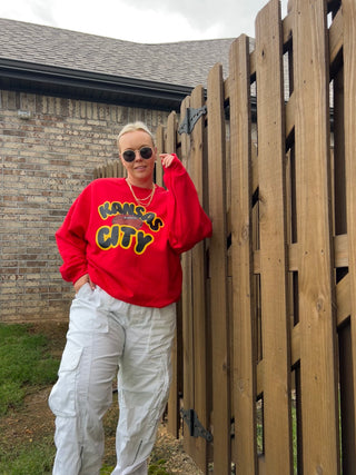 the bold kansas city bubble sweatshirt