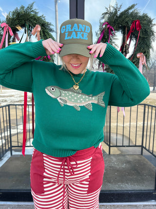 fish away the feels sweater