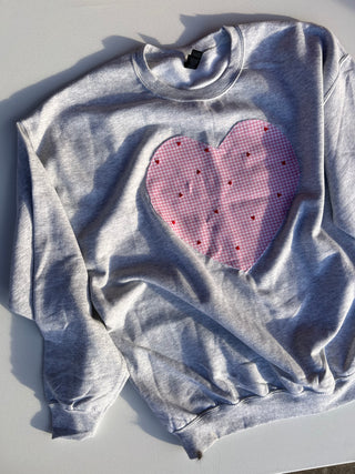 big heart girlie sweatshirt