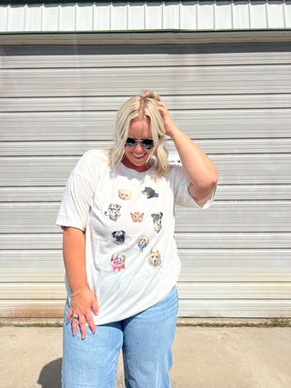 dog gone cute load graphic tee