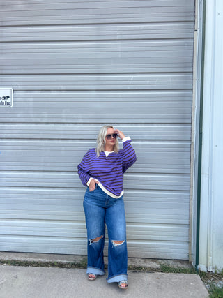 didn't know colors existed purple pullover