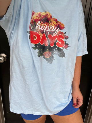 happy days pleass graphic tee