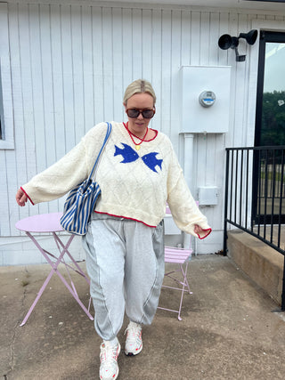 summer vibes elite fish sweater