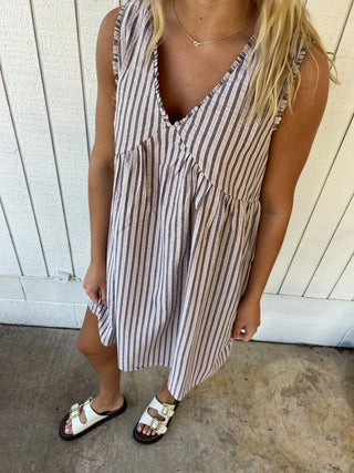 I mean why not striped dress