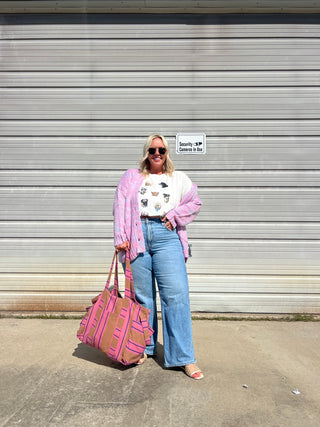 prettiest walk of lilac cardigan
