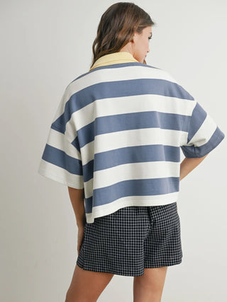 off we go striped top