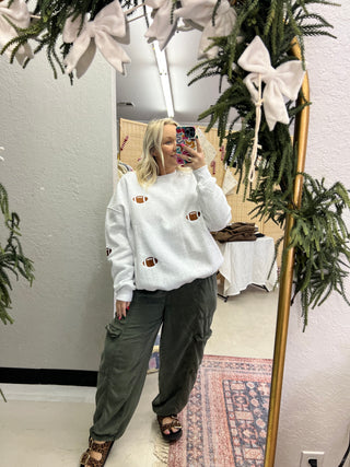 football me friends sweatshirt l