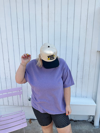 because I said lilac oversized tee